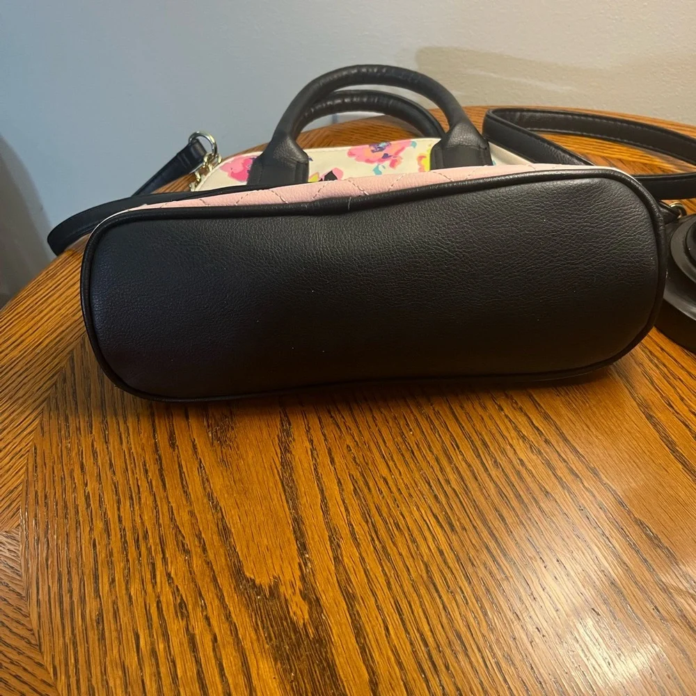 Betsey Johnson Pink Crossbody Bag with Floral Accents - Picture 9 of 9